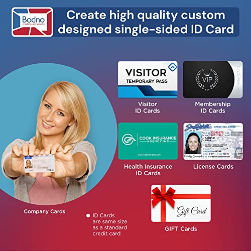 Bodno Zebra ZC350 Single Sided ID Card Printer & Supplies Package - Bronze Edition