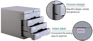 None Desktop 4-Layer File Storage Cabinet Office Supplies A4 Cabinet/Holder