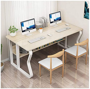 JCXT Computer Desk, Workstation Office Study Desk Computer PC Laptop Table, Multipurpose Home Wooden Office Meeting Table (Color : B, Size : 120x70x72cm)
