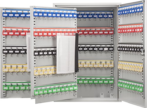 Barska CB13238 Key Lock 300 Position Adjustable Key Cabinet Lock Box Grey ,14.75" x 8" x 21.75"