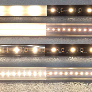 inShareplus LED Aluminum Channel System 10 Pack 6.6FT/2M V-Shape Silver Profile - Oyster White Cover, End Caps, Mounting Clips - for 3528 2835 5050 LED Strip