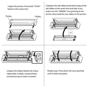 Portable Travel Printer - Wireless and Rechargeable Printer for Bussines Trip,Home Office,Construction Site,Study Inside Or Outside Campus，Compatible with iPhone,Android