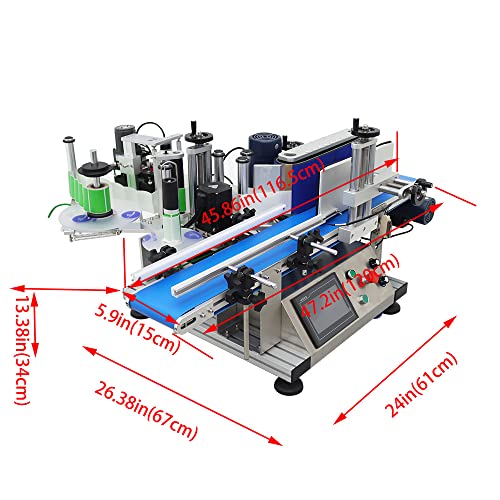 HayWHNKN Automatic Round Bottle Labeling Machine with Coding Function