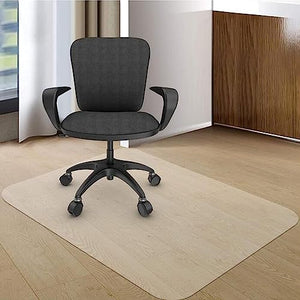 HOBBOY Hard-Floor Chair Mat PVC Office Floor Protector - Clear Vinyl Rug Cover, Thick 1mm