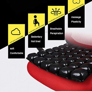 None Air Seat Cushion Pressure Relief for Office Chair, Wheelchair, Cars - 42x42x4cm