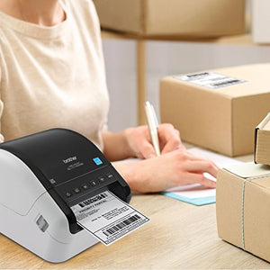 Brother QL-1100 Wide Format, Postage and Barcode Professional Thermal Label Printer, Black