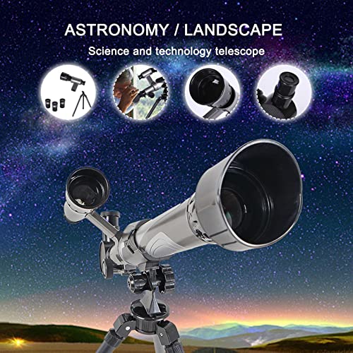 Lucktop HD Astronomical Telescope for Children, High Magnification 40 Times Large Diameter with Finder Mirror and High-Definition Eyepiece, Scientific Educational Exploration Toy Kids