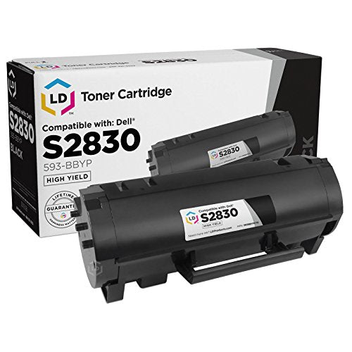 LD Compatible Toner Cartridge Replacement for Dell S2830dn 593-BBYP High Yield (Black, 4-Pack)