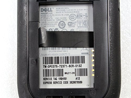 Dell Axim X51v - Handheld - Windows Mobile 5.0 - 3.7" color TFT ( 480 x 640 ) - Bluetooth, Wi-Fi
