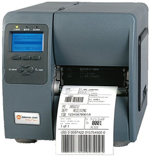 Datamax KJ2-00-08000Y07 M-4210 M-Class Printer, SER/PAR/USB/Ethernet, 203 DPI, 10 IPS, Graphic Display, Power Cord, 4" Direct Thermal