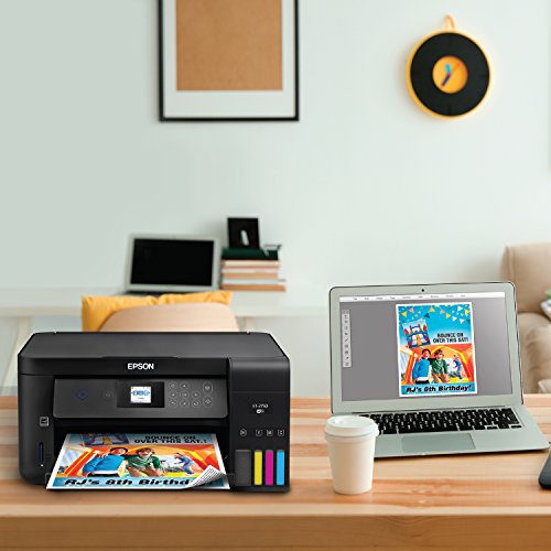Epson Expression ET-2750 EcoTank Wireless Color All-in-One Supertank Printer with Scanner and Copier