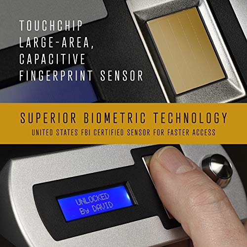 Verifi Smart Safe S6000 Biometric Gun Safe with Fingerprint Lock Security for Home or Business Storage of Pistols, Money and Jewelry