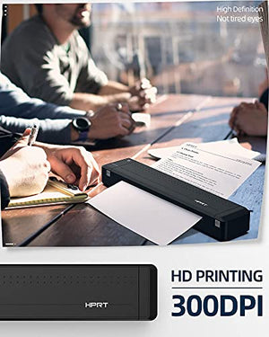 HPRT MT800 Portable A4 Thermal Printer - Support 216mm Width a4 Paper, Available for Outdoors Printing, Home Office, Travel, Students and Cars