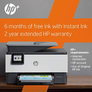 HP OfficeJet Pro 9015e All-in-One Wireless Color Printer for home office, with bonus 6 months free Instant Ink with HP+ (1G5L3A)