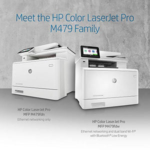 HP Color LaserJet Pro Multifunction M479fdw Wireless Laser Printer with One-Year, Next-Business Day, Onsite Warranty (W1A80A)