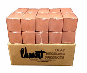 Chavant NSP Medium Brown 40 lb. Case of Clay for Sculpting