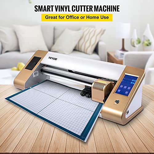 VEVOR Vinyl Cutter Machine, 18" Max Paper Feed Cutting Plotter with Camera Contour Cutting