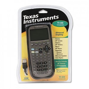 Texas Instruments TI-89 Titanium Programmable Graphing Calculator - Bundle of 2