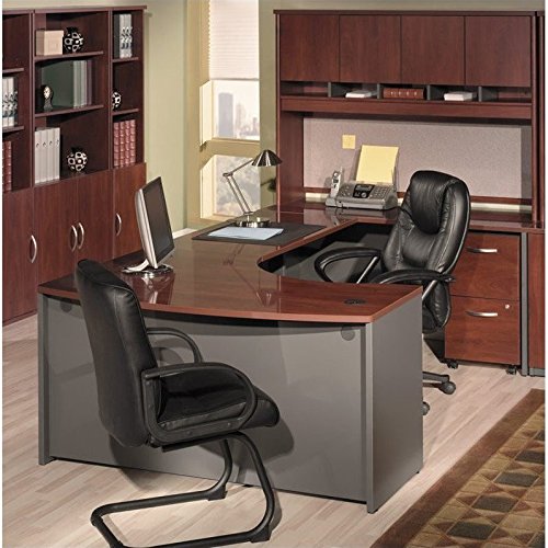 Bush Business Series C 4-Piece Right-Hand Bow Front Desk