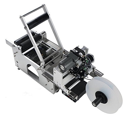 LT-50D 2 in 1 Automatic Round Bottle Label Labeling Machine with Date Code Printer Labeller 110V