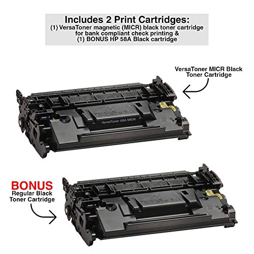 VersaCheck M428 MX MICR Check Printer and VersaCheck X9 Platinum Bundle, White