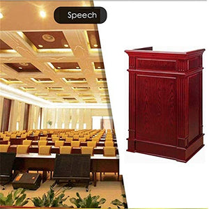 ZEELYDE Acrylic Lectern Podium Stand, Modern Pulpit Host Table - Hotel Welcome, Speech, Guest, Report Table #1