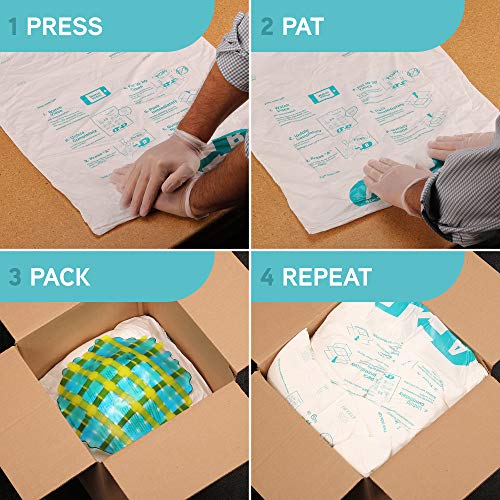 Instapak Quick IQHRT00-60 #60 Bag 18" x 24" (Pack of 30), Light Blue (13132)