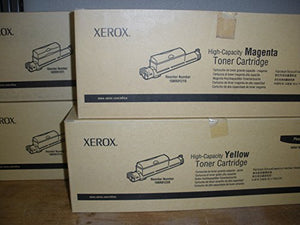 Xerox Phaser 6360 High Capacity 4 Color Toner Cartridge Set, CMYK