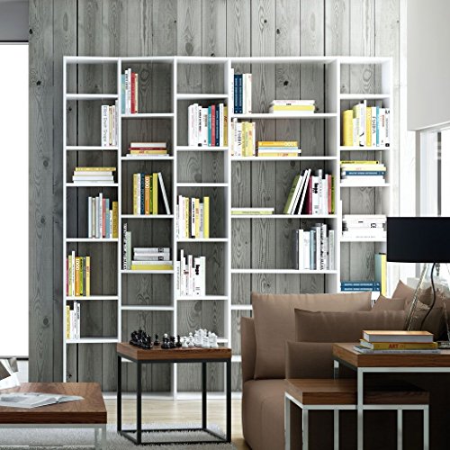 Temahome Valsa Shelving Unit, Composition 2012-005, Pure White