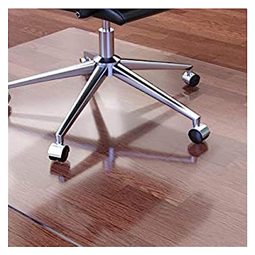 HOBBOY Hard-Floor Chair Mat Protector - PVC Clear Office Mat - Transparent Rectangle Floor Mat - 1.5mm Thickness - Custom Sizes