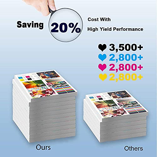 5-Pack (2BK+C+Y+M) Compatible High Yield TK-582 (TK-582K TK-582C TK-582Y TK-582M) Printer Toner Cartridge use for Kyocera Ecosys FS-C5150DN P6021CDN Printers