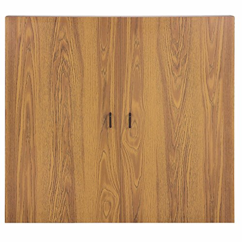 Ghent Conference Cabinet - Porcelain Magnetic Whiteboard w/Cork on Interior of Doors - Oak