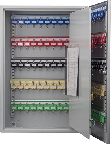 BARSKA CB13236 Key Lock 150 Position Adjustable Key Cabinet Lock Box Grey, 14.75" x 5.5" x 21.75"