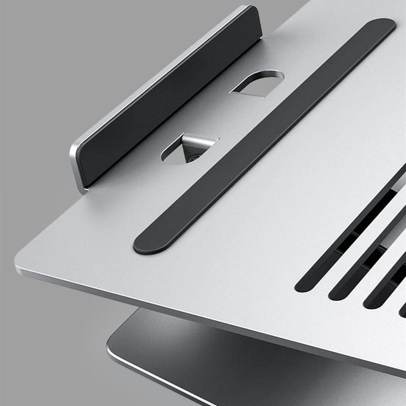 HNTHY Laptop Stand Riser Height Adjustable Aluminum Foldable Tablet Stand Desktop Notebook Cooling Holder for