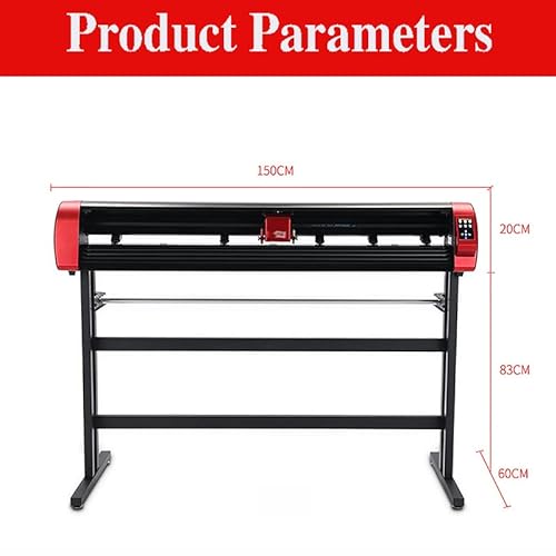 Vinyl Cutter Machine, 59" Plotter with Stand, Sign Maker Printing, High-Sensitivity Touch Screen