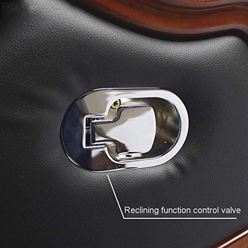 HDZWW Video Game Chairs Home Office Desk Chairs Office Chairs with Lumbar Support Office Chairs & Sofas Leather President Chair,Cowhide Boss Chair for Business,Office Chair with Four-Legged,Big