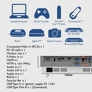 BenQ MW632ST WXGA Short Throw Projector | 3200 Lumens | 3D | 10W Speaker | Keystone | 1.2X Zoom