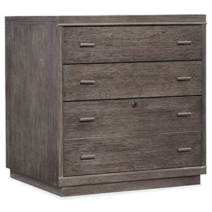 Hooker Furniture House Blend 3 Drawer Lateral File Cabinet in Gray