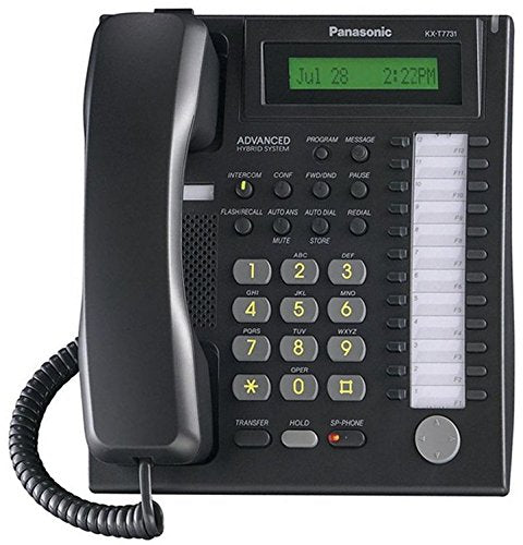 Panasonic KX-TA824 System + (3) KX-T7731 Black