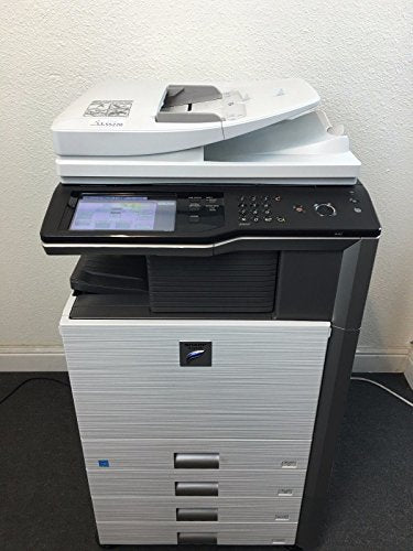 Sharp MX-M453N Copier Printer Scanner Network with 4 Drawers Staple & Hole Punch