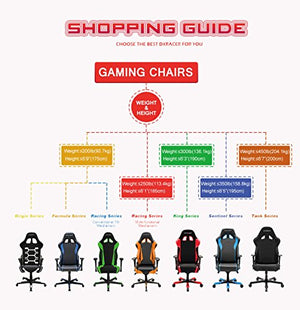 Dxracer Formula Series DOH/FH08/NG Newedge Edition Gaming Chair Ergonomic Computer Chair with pillows(Black/Grey)