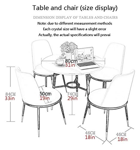 SYLTER Office Conference Table and Chair Set - Wooden Reception Room Furniture for Coffee Shop, Milk Tea Leisure, and Hotel Office
