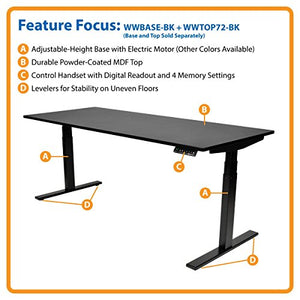 Tripp Lite WWTOP72-BK Desk Top, 72", Black