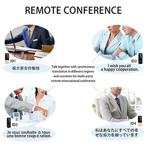 Vanford - Smart Voice Language Translator Device, 75 Languages Real-Time Translation, Image Recognition & Translating, Remote International Conference for Business Travel Learning (Black)