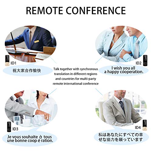 Vanford - Smart Voice Language Translator Device, 75 Languages Real-Time Translation, Image Recognition & Translating, Remote International Conference for Business Travel Learning (Black)