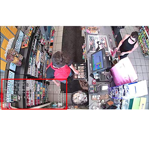 5.0MP IP POS Camera Text Interface for POS Cash Register & ATM and Overlay Text on NVR/IP Camera Video - Onvif Compliant - Viewing Transaction Through Your Devices