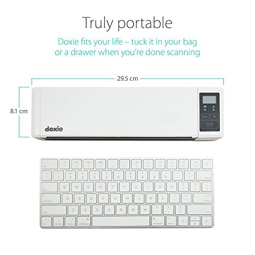 Doxie Q - Wireless Rechargeable Document Scanner with Automatic Document Feeder (ADF)