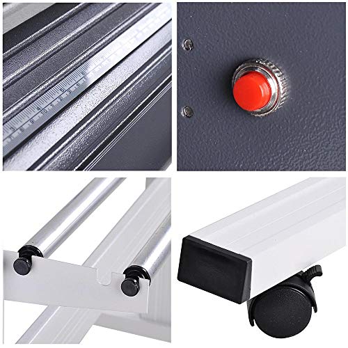 Cutting Plotter Vinyl Cutter Machine 28" Adjustable Width with LCD Display USB Connection Auto Memory Digital Force Speed Rotating Blade Holder Stepper Motor US Delivery