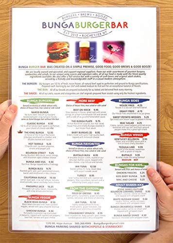 StoreSMART - Rigid Plastic Menu Covers 250-Pack - 11" x 17" - Top Loaders - HPP11X17-MENU-250