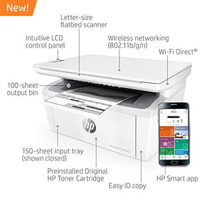 HP Laserjet Pro M31w All-in-One Wireless Monochrome Laser Printer with Mobile Printing, Works with Alexa (Y5S55A)